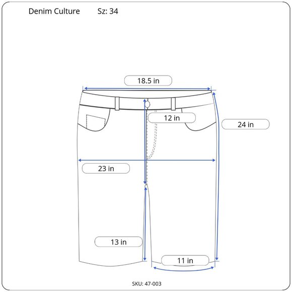 Denim Culture‎ Grey Cargo Shorts Sz 34 - Picture 11 of 11